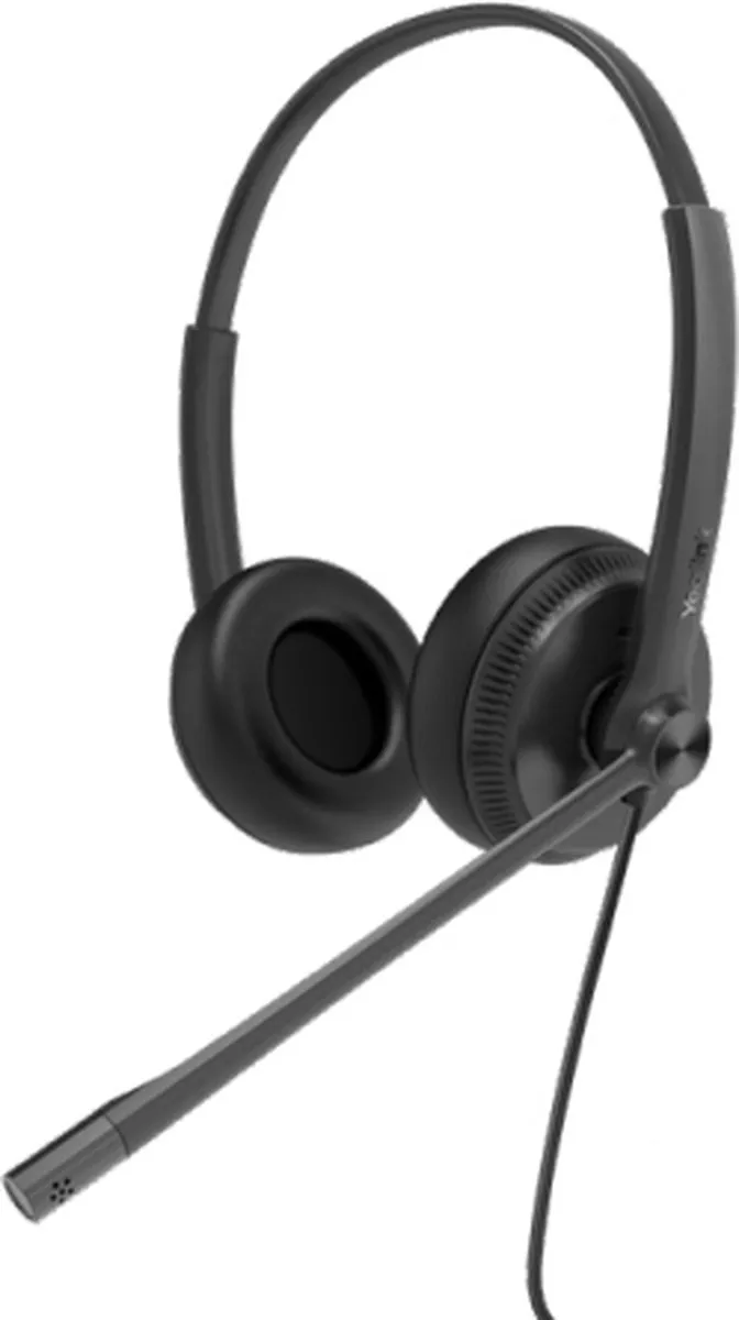Yealink YHS34 Dual Hoofdtelefoon met microfoon - Zwart