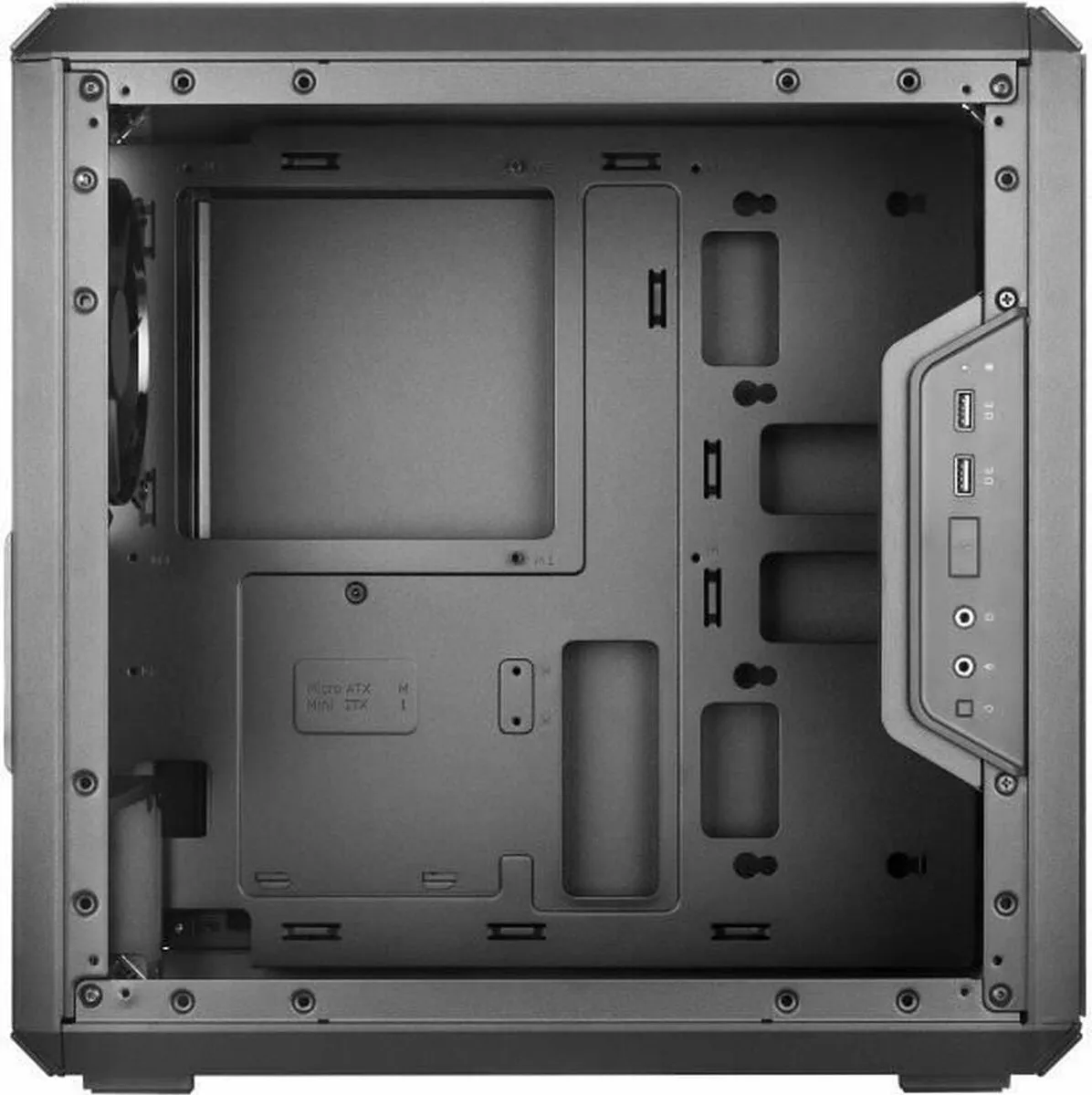 Cooler Master MCB-Q300L-KANN-S00 ATX Behuizing - 1 Ventilator - Zwart