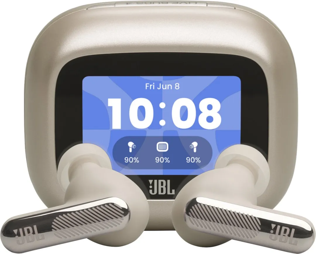 JBL Live Beam 4 Oortjes - Noise Cancelling - 48 uur - IP55 - Champagne