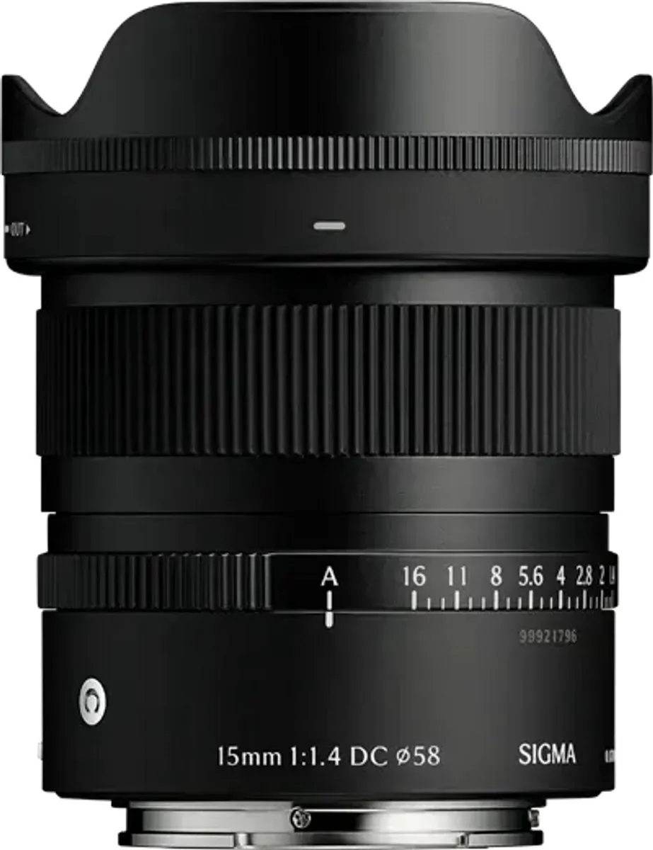 Sigma 15mm f/1.4 DC Contemporary Objectief