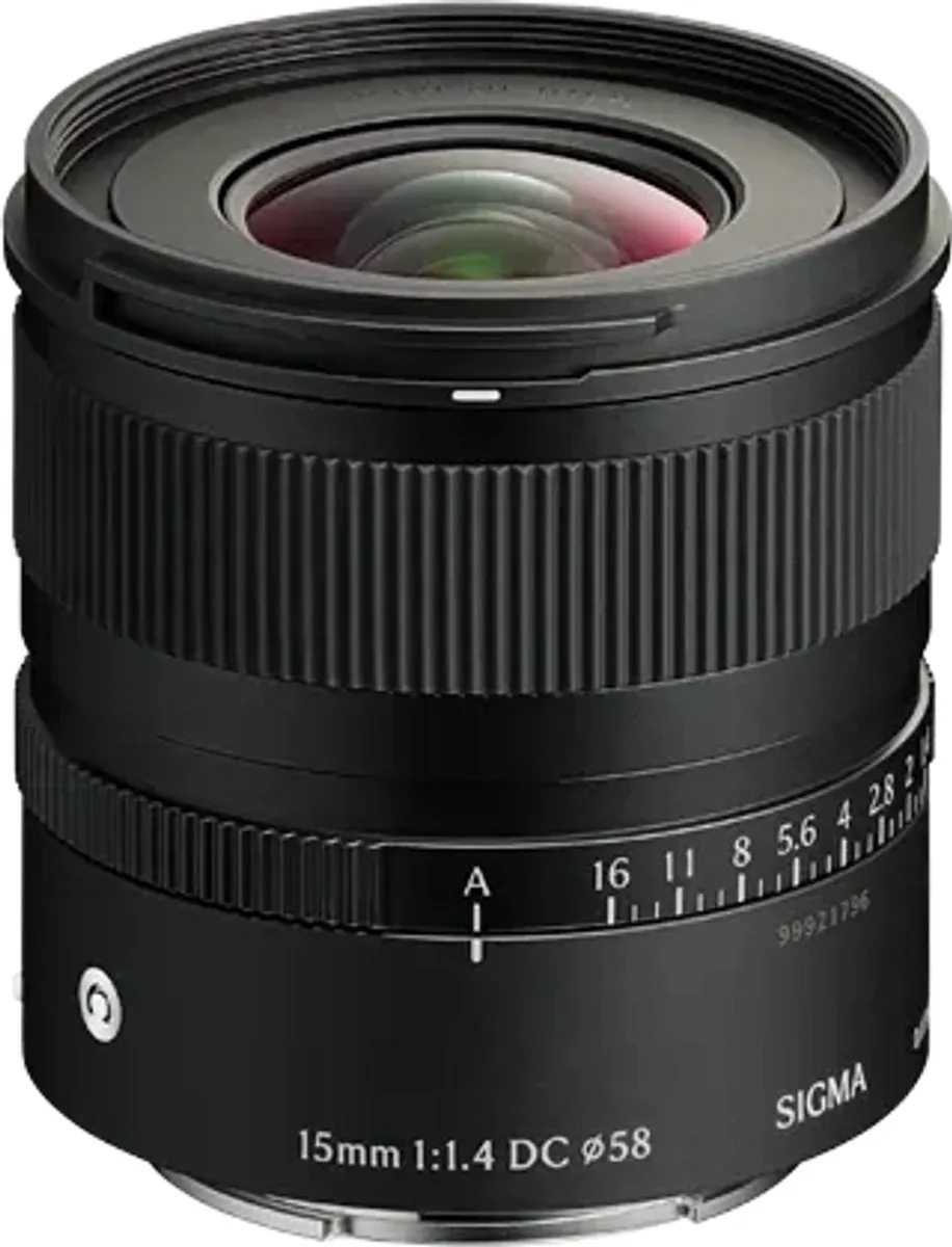 Sigma 15mm f/1.4 DC Contemporary Objectief - Sony E - 58mm