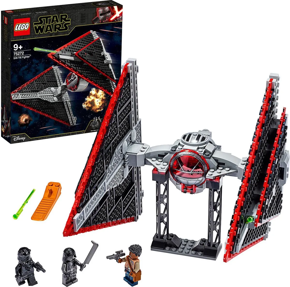 LEGO Star Wars Sith TIE Fighter 75272 - 470 Stukken - Zwart - afbeelding 2 van 6