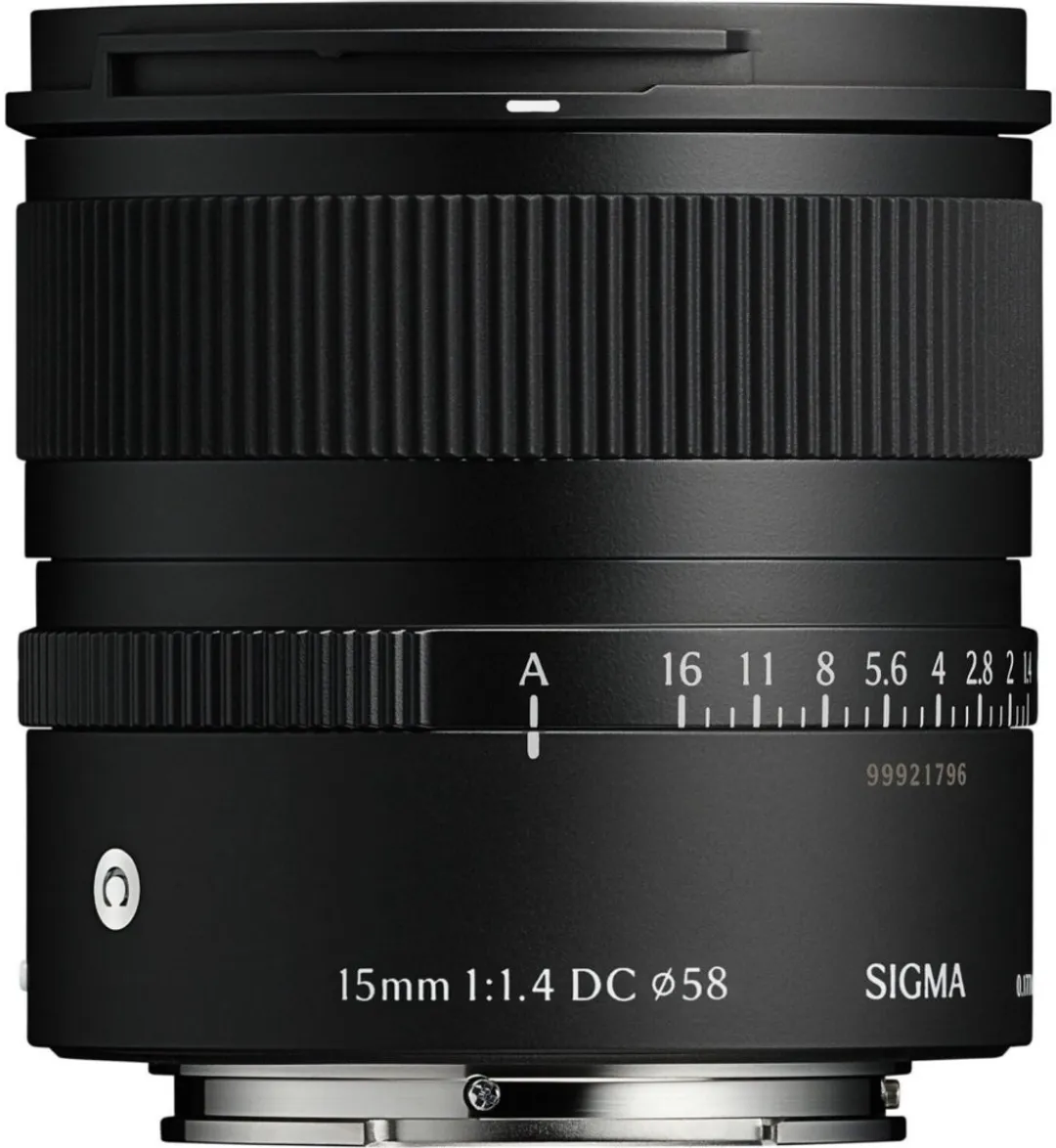 Sigma 15mm f/1.4 DC Contemporary Objectief - Canon RF-S - 58mm