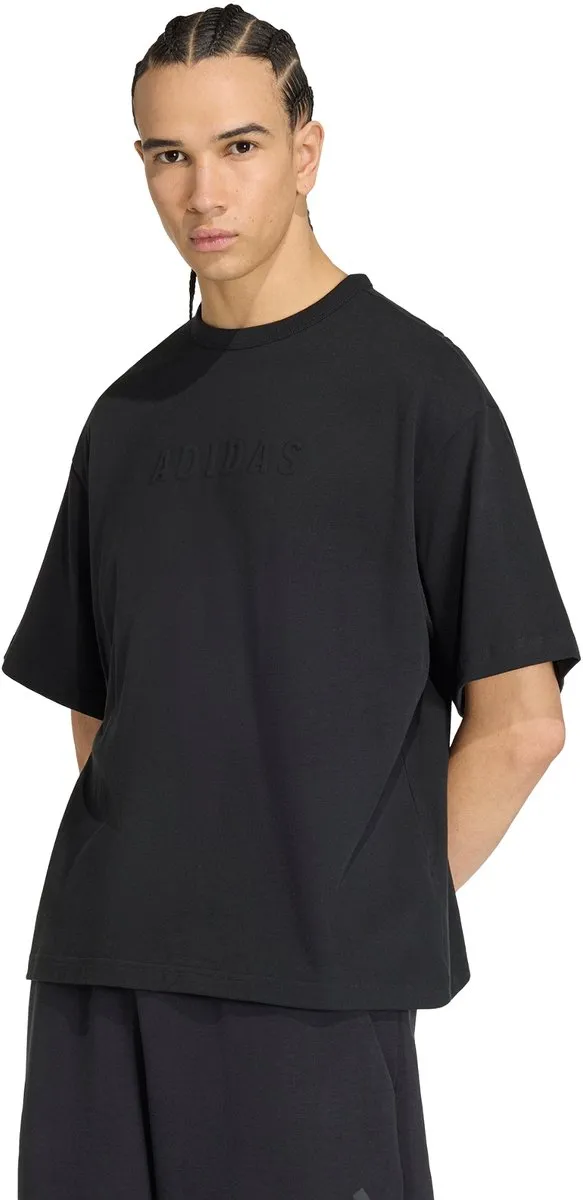 adidas Soft Lux Graphic T-Shirt KR1351 - Zwart