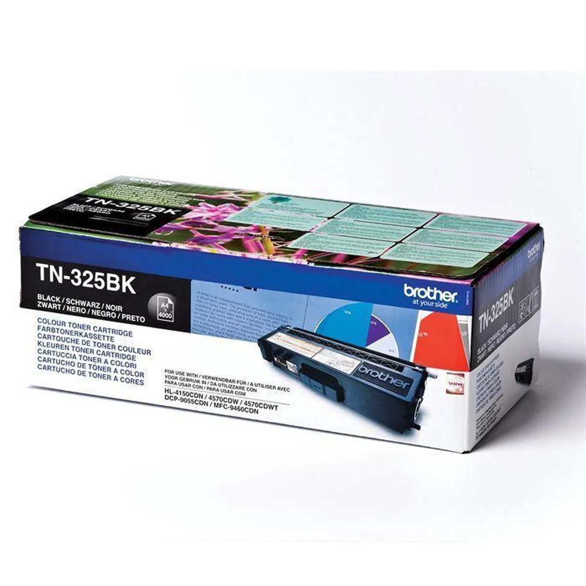 Brother TN-325BK Tonercartridge Zwart - 4000 pagina's