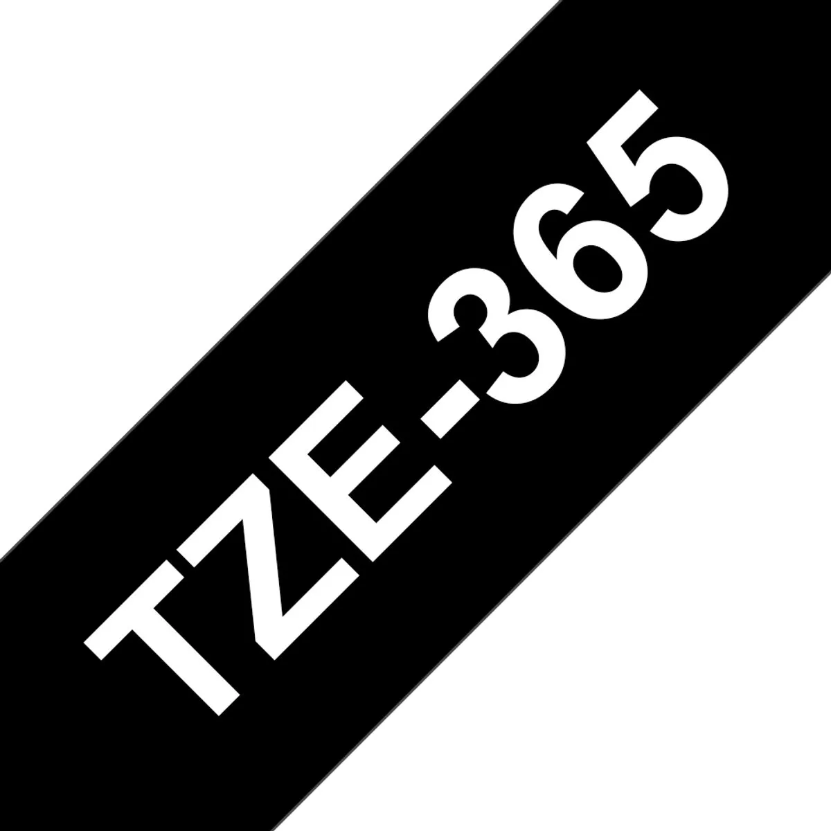 Brother P-Touch TZE-365 Labelprinter - 36mm - Wit op zwart