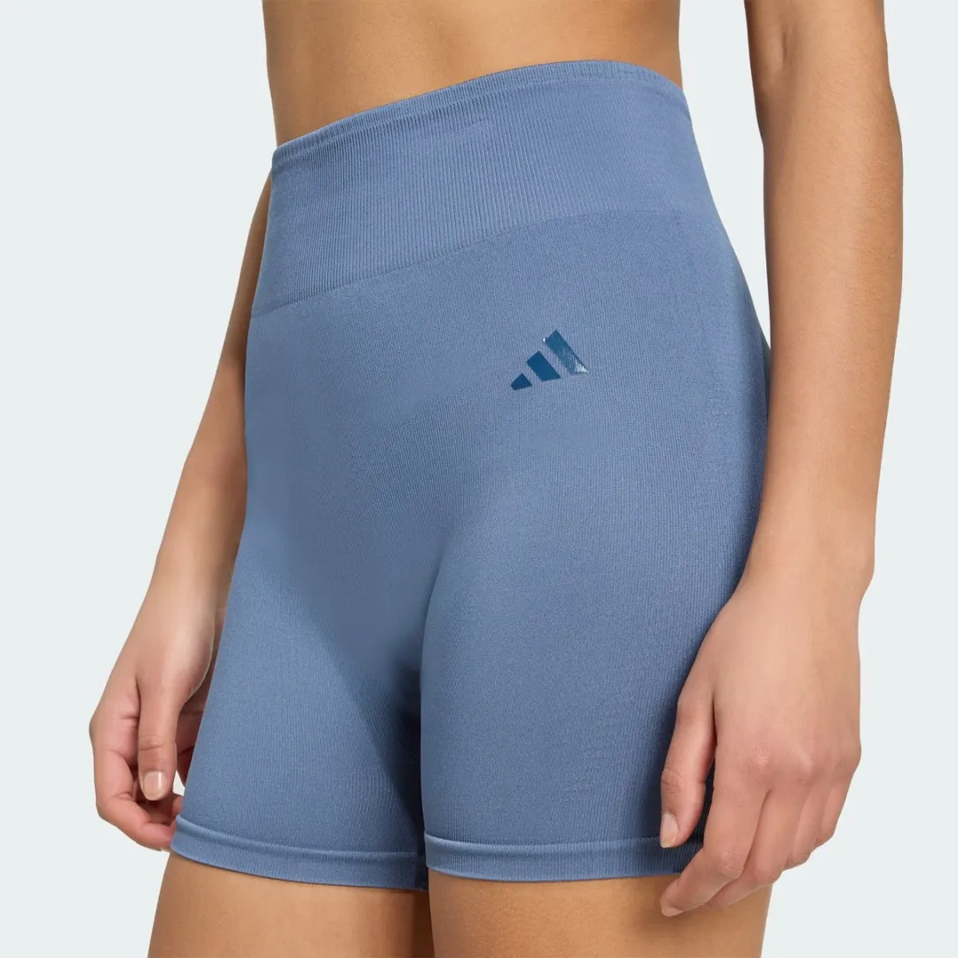 Adidas Performance Knit Legging 4-Inch KS3702 - Blauw - afbeelding 6 van 6