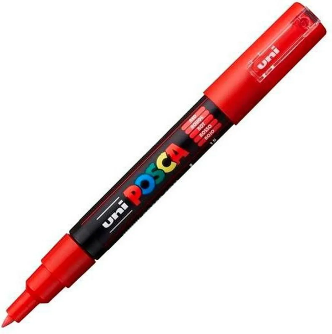 Posca PC-1M Markeerstiften - 6 Stuks Rood