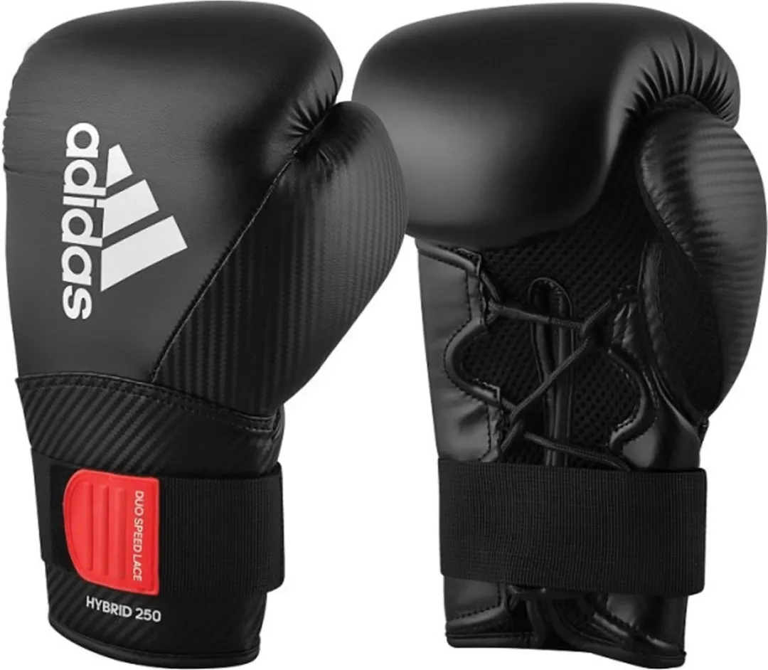 adidas Hybrid 250 Bokshandschoenen 14 oz - Zwart