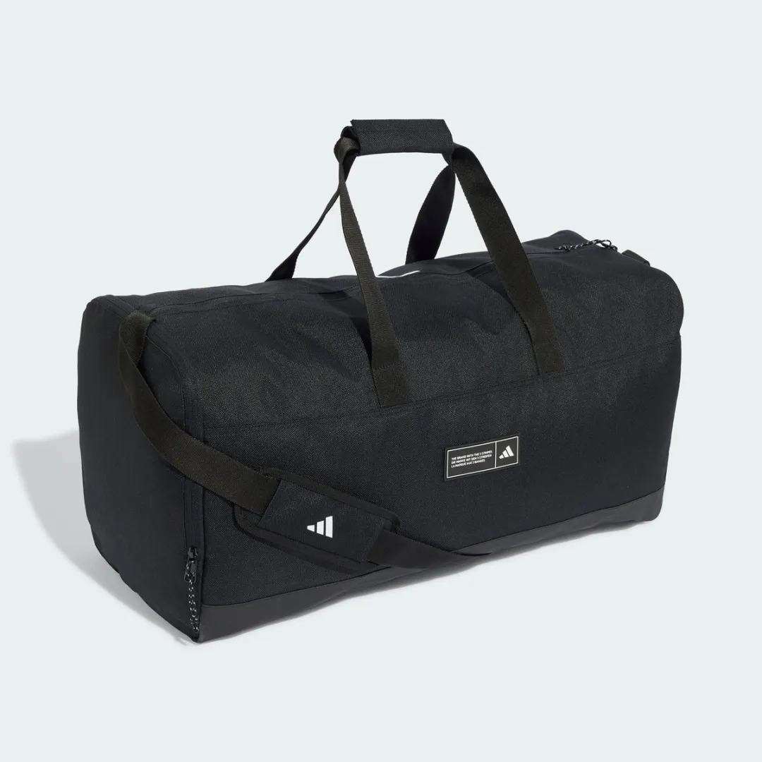 Adidas 3-Stripes Weekender Duffeltas 71.7L - Zwart - afbeelding 6 van 6