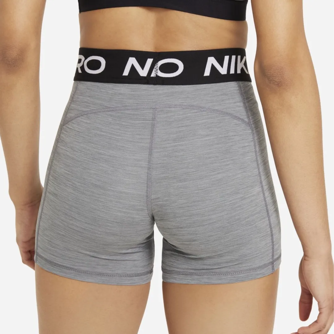 Nike Pro Short Sportbroek Vrouwen XS - Grijs/Zwart/Wit