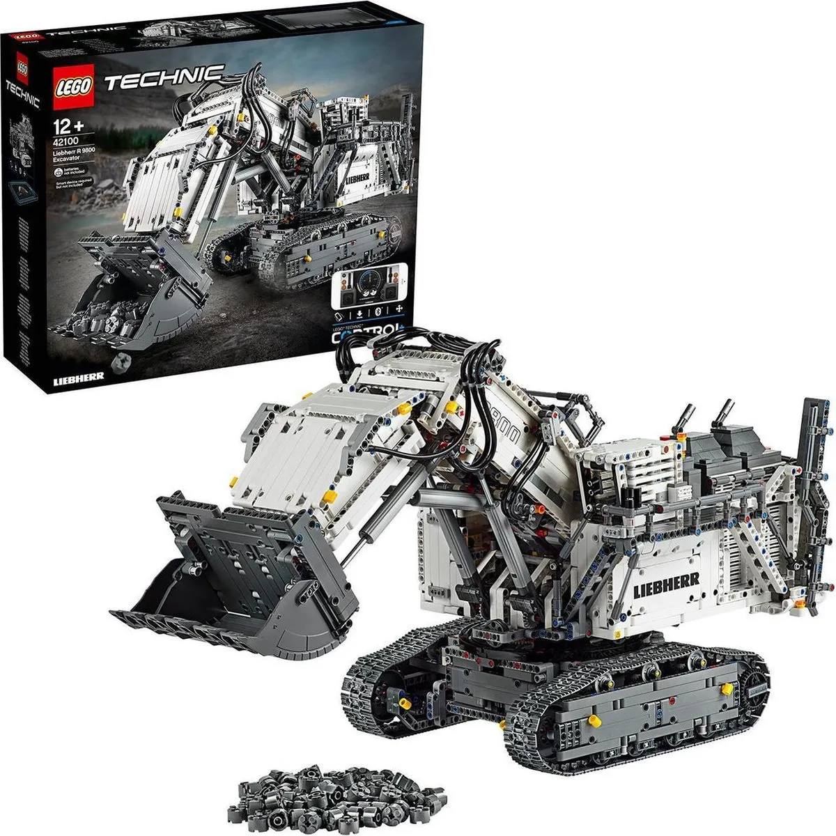 LEGO Technic Liebherr R 9800 Graafmachine 42100 - 4108 Stukken - afbeelding 2 van 6