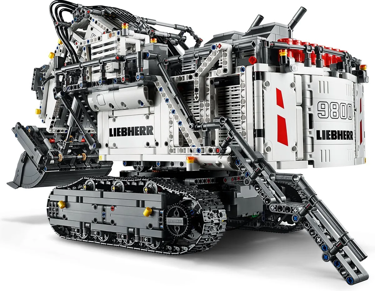 LEGO Technic Liebherr R 9800 Graafmachine 42100 - 4108 Stukken - afbeelding 4 van 6