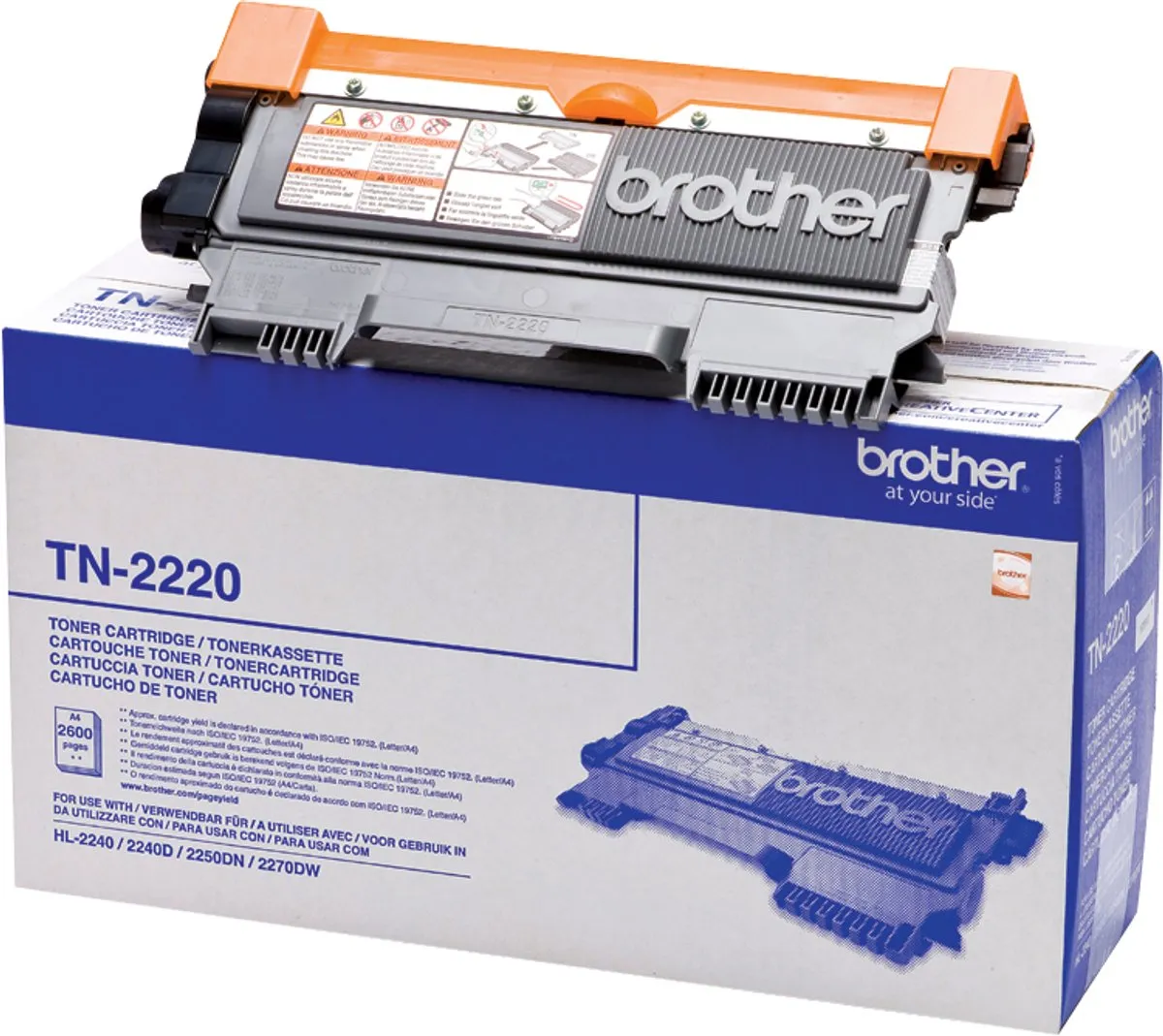 Brother TN-2220 Tonercartridge - 2600 pagina's - Zwart