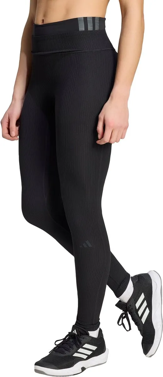 Adidas Performance All Me Rib Legging Short KQ5810 - Zwart