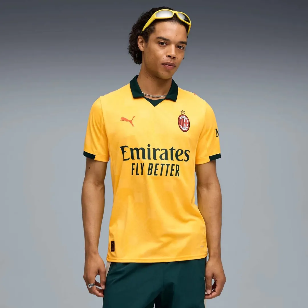 PUMA ACM 3rd Jersey Replica T-Shirt - XXL - Geel