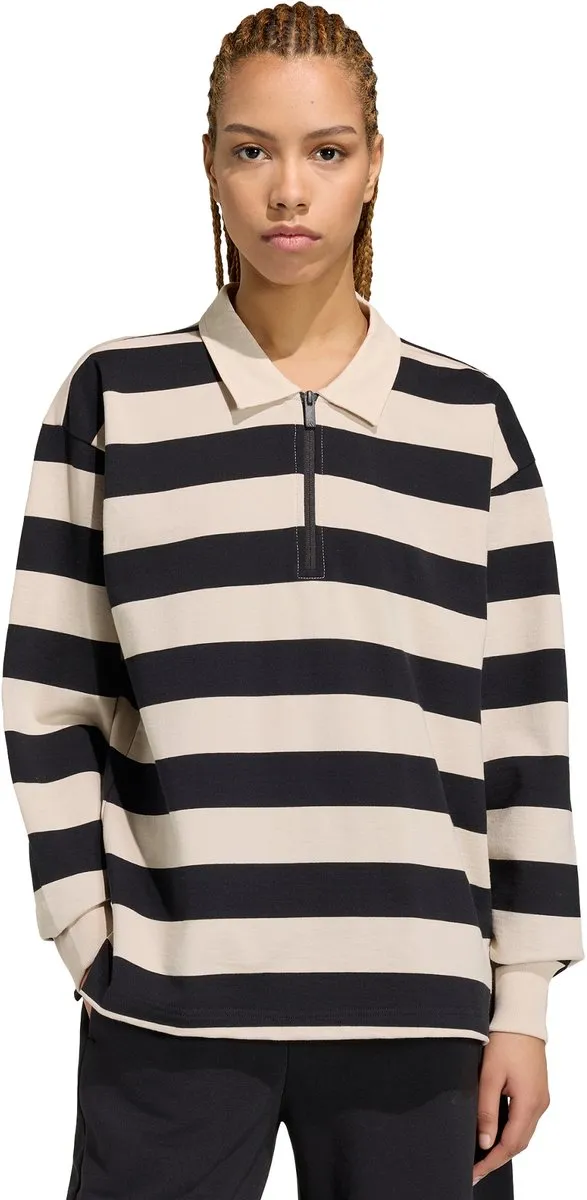 adidas Sportswear Essentials Contemporary French Terry Polo Lange Mouwen Dames L