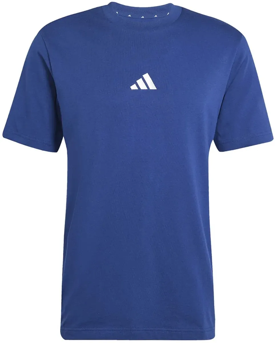 adidas Essentials 3-Stripes Shirt Heren XL - Blauw/Wit