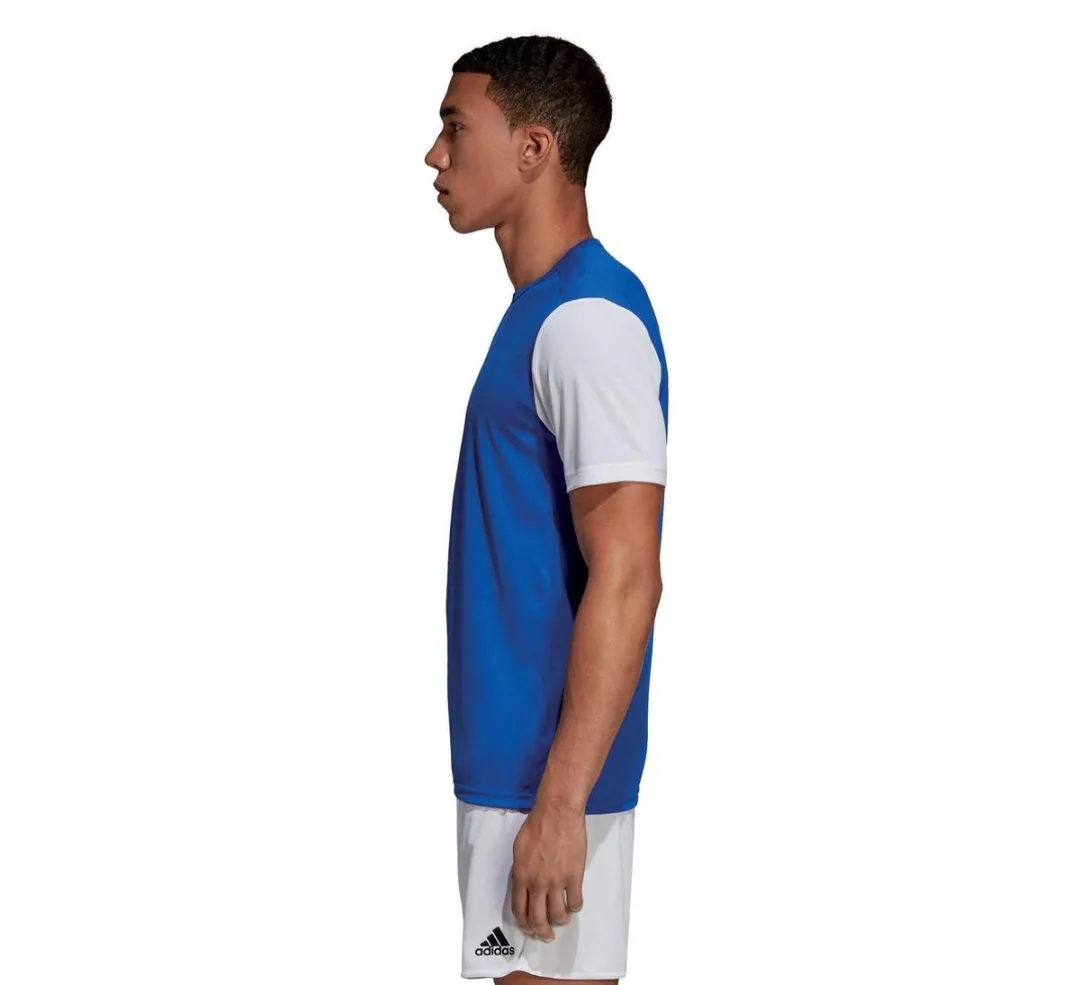 adidas Estro 19 Sportshirt 164 - Blauw/Wit