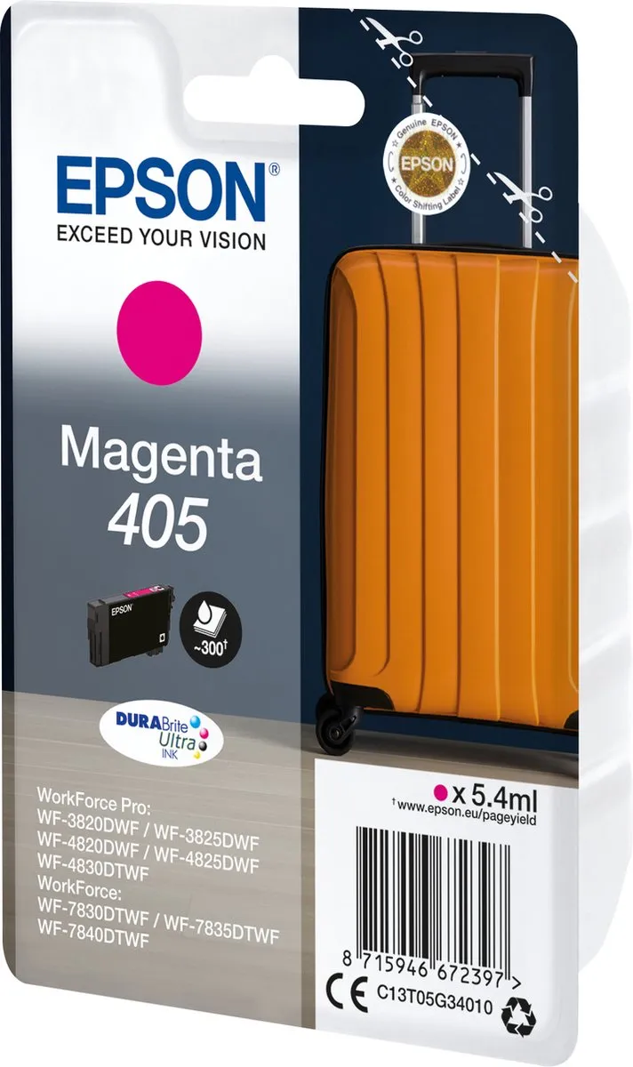 Epson C13T05G34020 Magenta Inktcartridge - 5.4ml