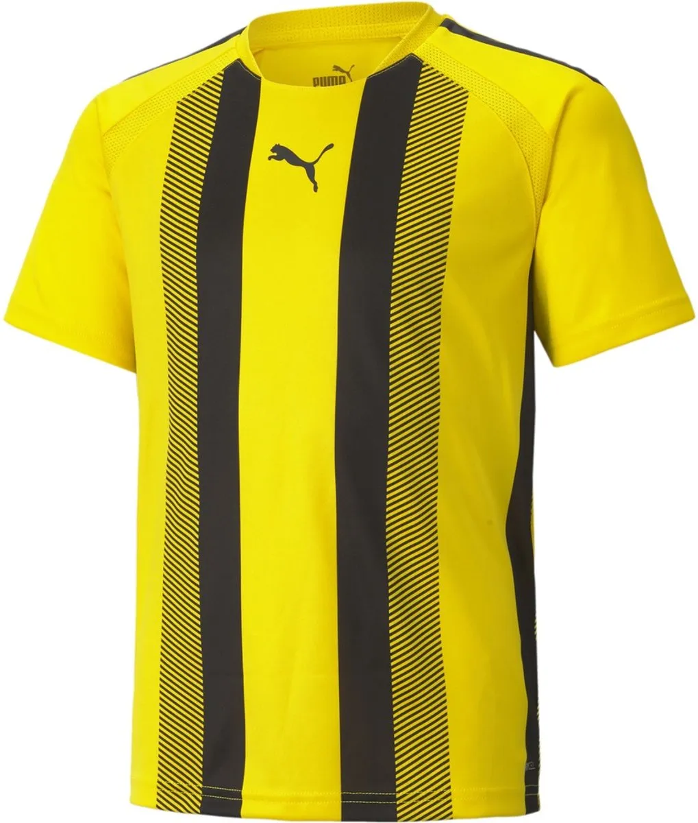 PUMA Teamliga Shirt Kinderen - Geel/Zwart 140