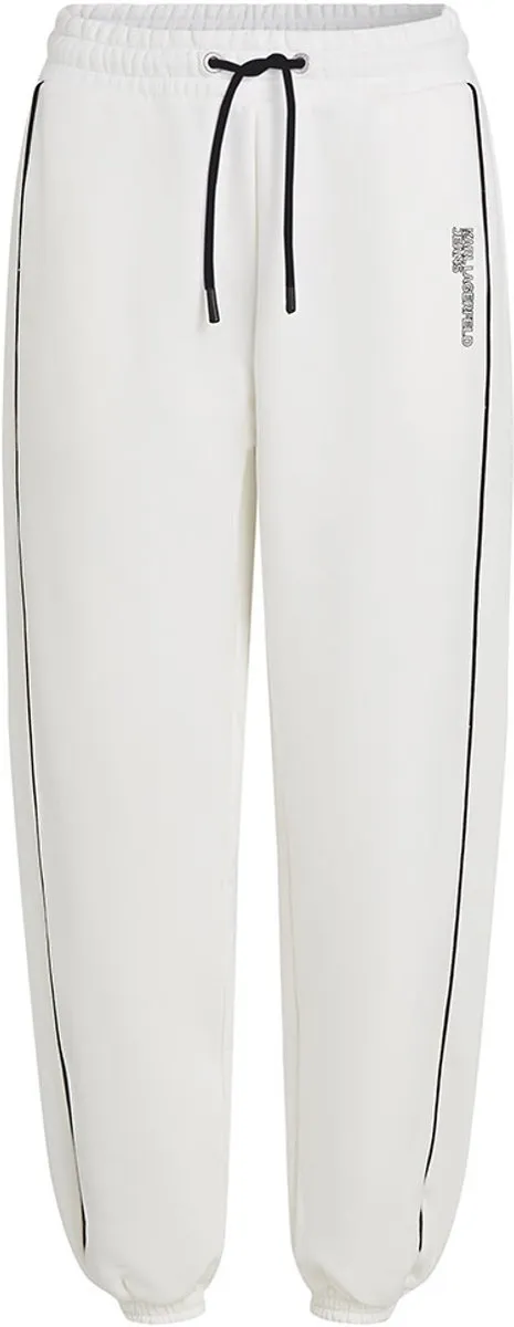 Karl Lagerfeld Piping Trainingsbroek L - Wit