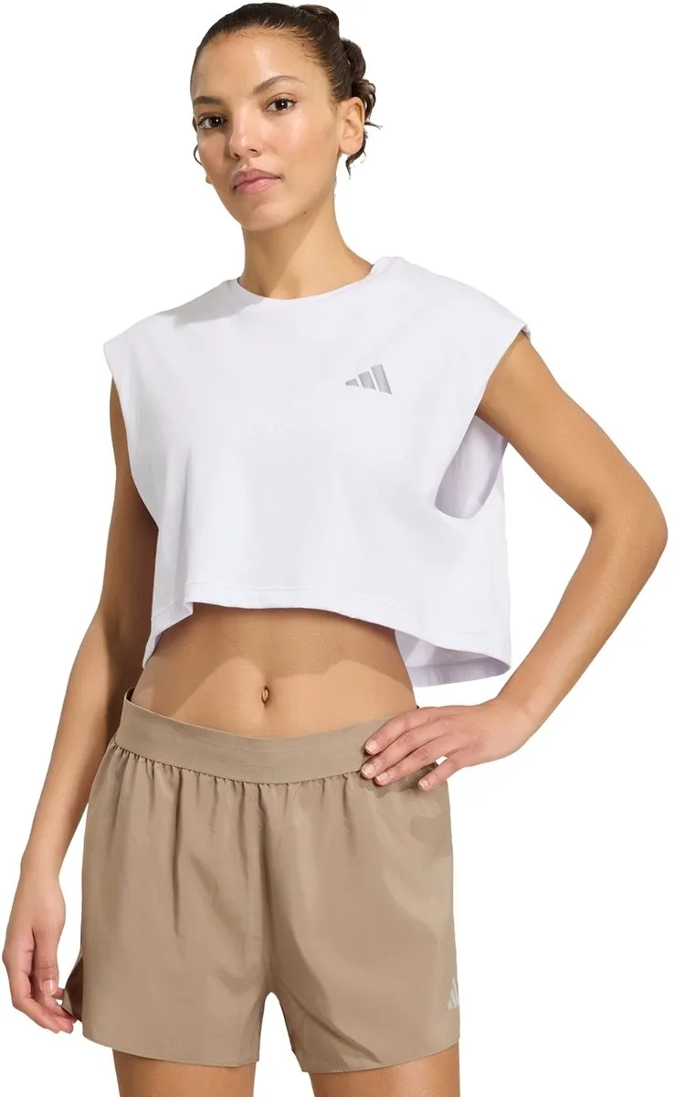 Adidas Performance Adi365 Essentials Kort Hardloop-T-shirt KF5307 - Paars XXL