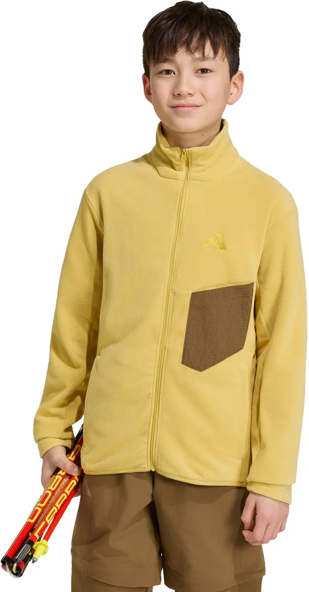 Adidas Terrex Kids Fleece Jacket Geel