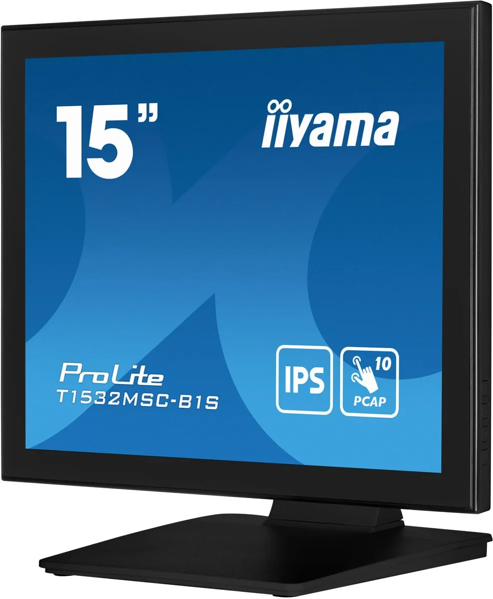 iiyama ProLite T1532MSC-B1S Monitor 15" XGA - 50-60Hz - Zwart