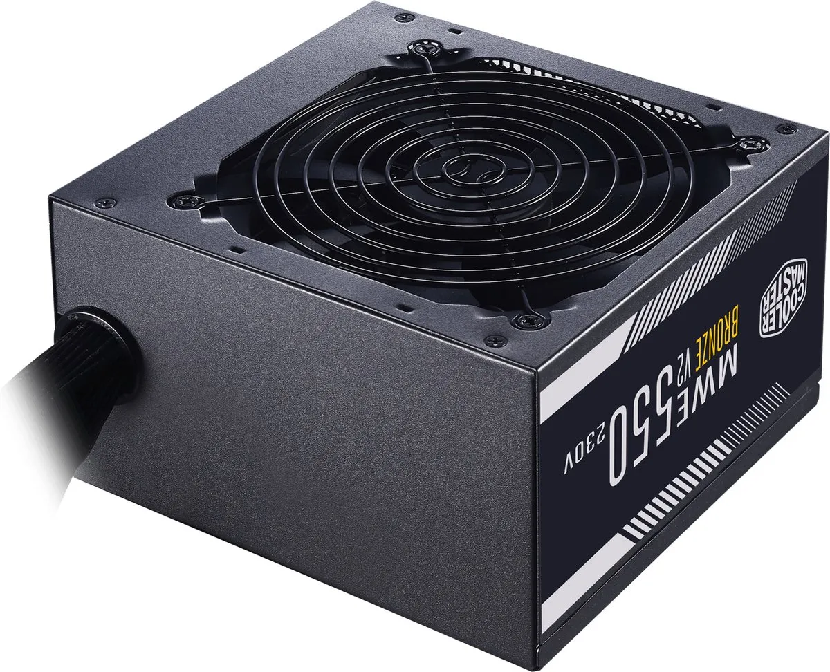 Cooler Master MWE 550 Bronze Voeding 550W - Zwart