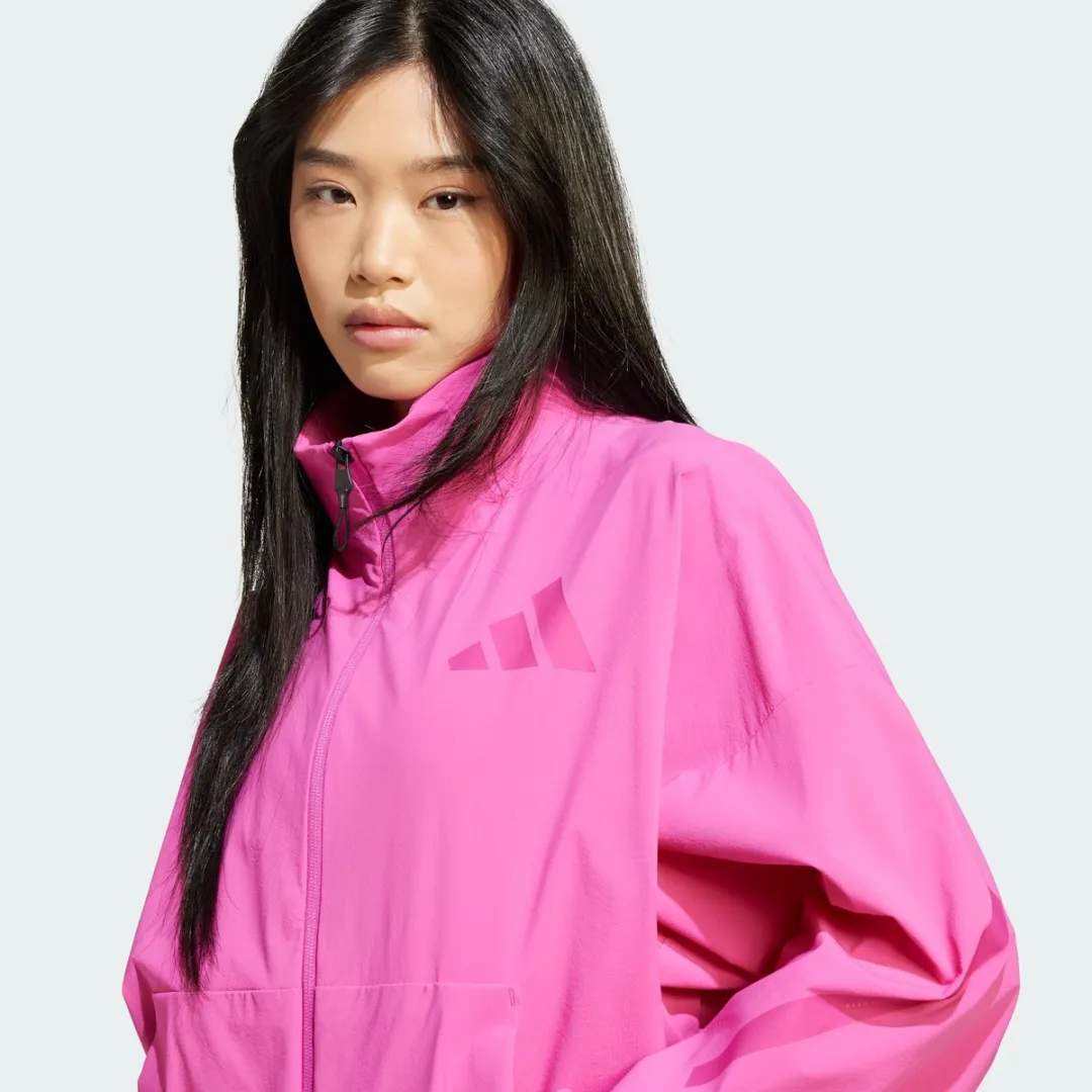 adidas Z.N.E. Woven Ritsjack Dames - Roze L