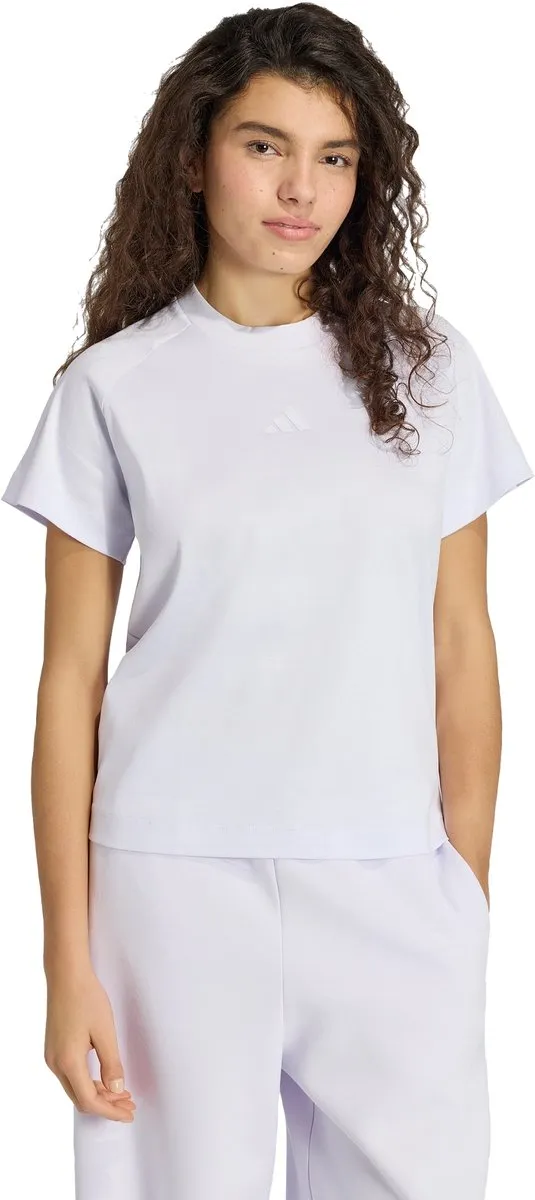 Adidas Soft Lux T-Shirt Dames L - Paars