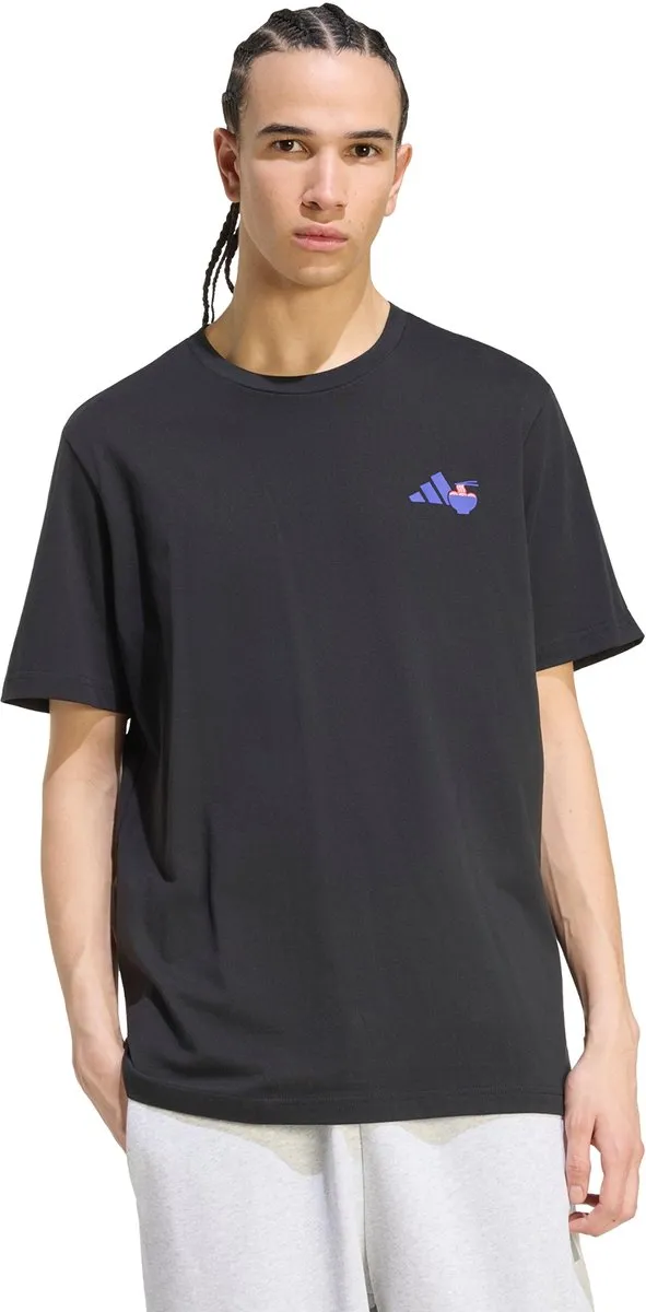 Adidas Sportswear Ramen Graphic T-Shirt KS5081 - Zwart