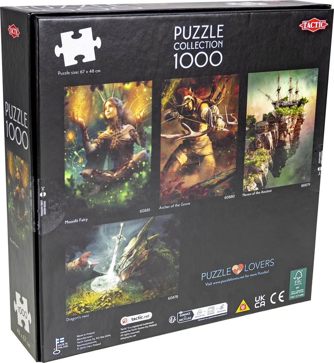 Tactic Moonlit Fairy Puzzel 1000 Stuks - Magische Bosfee