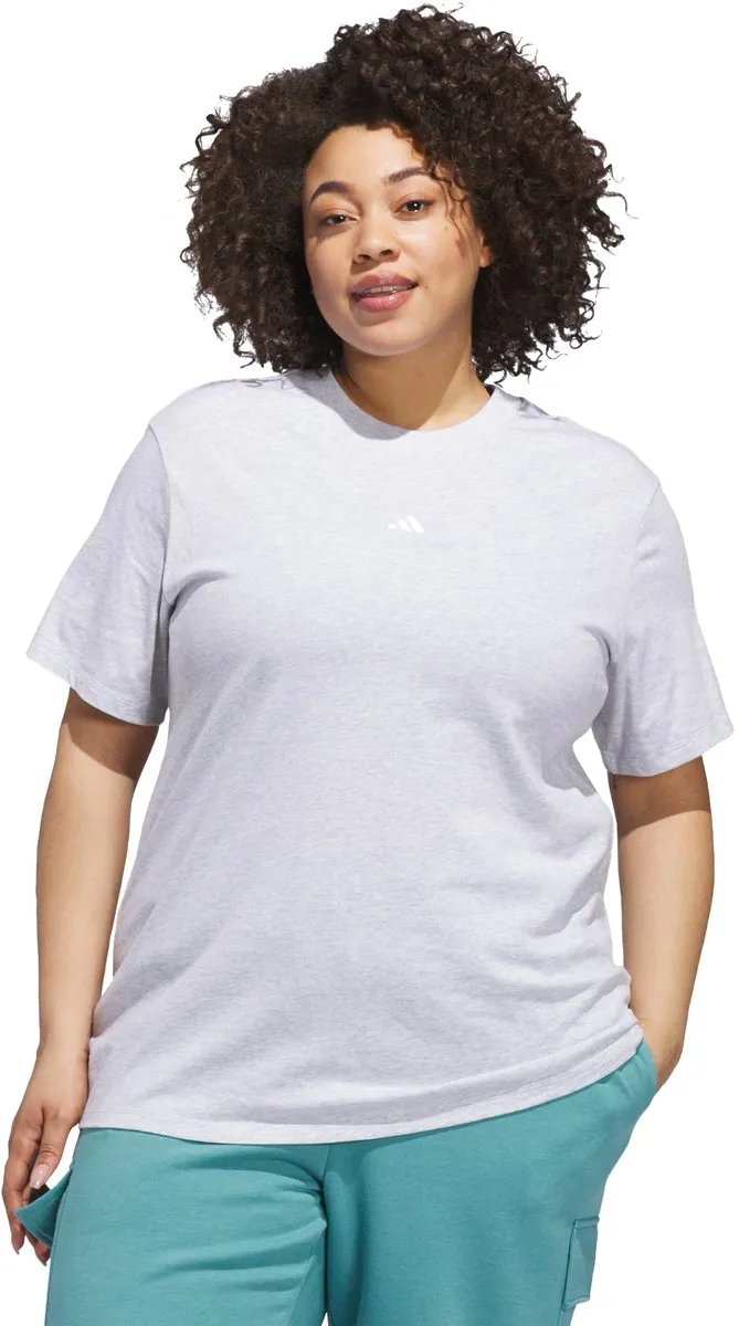 adidas Essentials Small Logo T-Shirt JX9142 - Grijs - XL