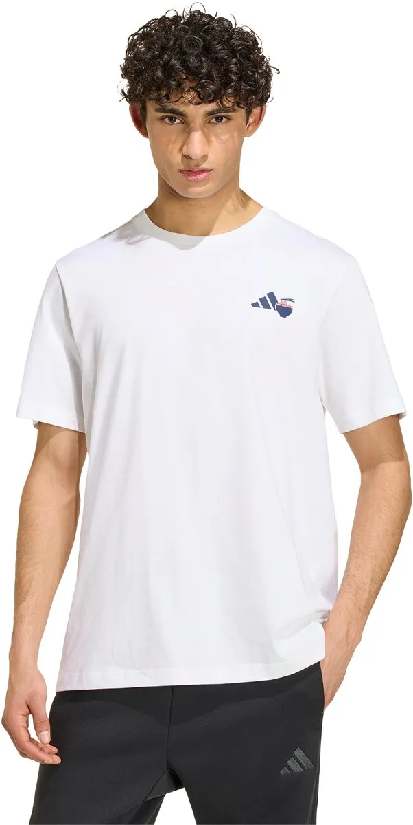 Adidas Sportswear Ramen Graphic T-Shirt KS5080 - Wit - XXXL