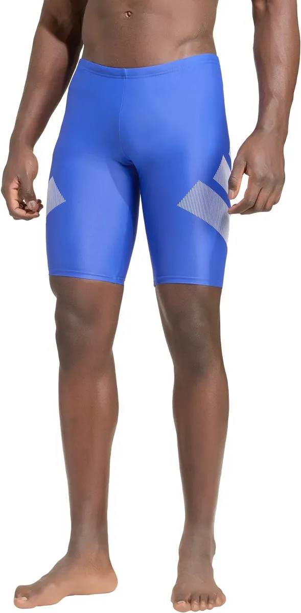 Adidas Performance Big Bars Lange Zwembroek M - Blauw