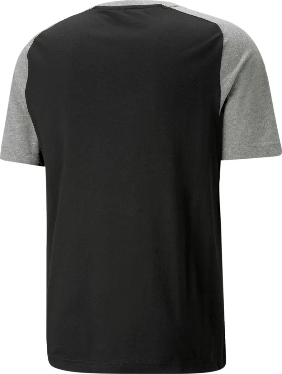 PUMA Team Cup Casuals T-Shirt Heren - L - Zwart