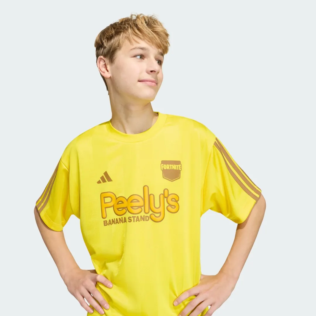 Adidas X Fortnite Peely Shirt - Kinderen 140 - Geel - afbeelding 6 van 6