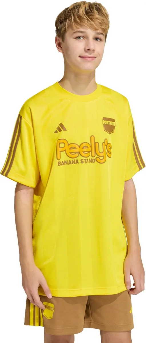 Adidas X Fortnite Peely Shirt - Kinderen 140 - Geel