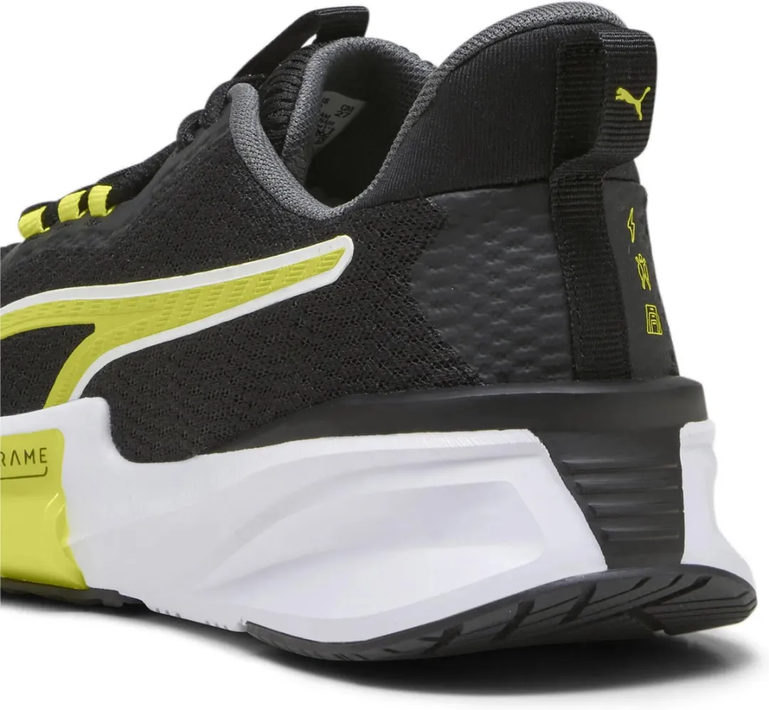 PUMA Pwrframe Tr 2 Schoenen - Zwart/Geel - Indoor