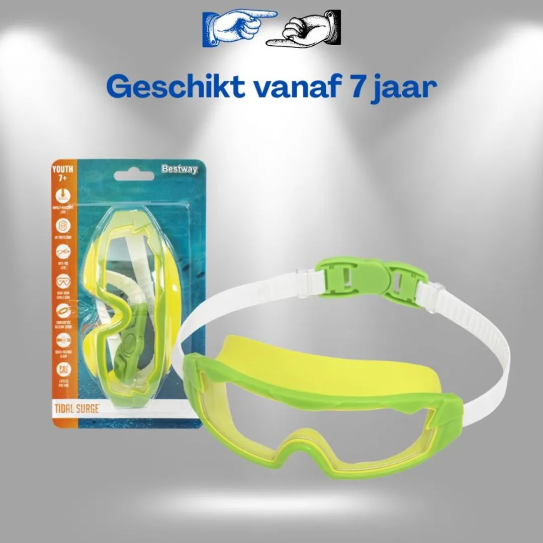 Bestway Zwembril 21179 - Groen - UV-bescherming - afbeelding 2 van 6