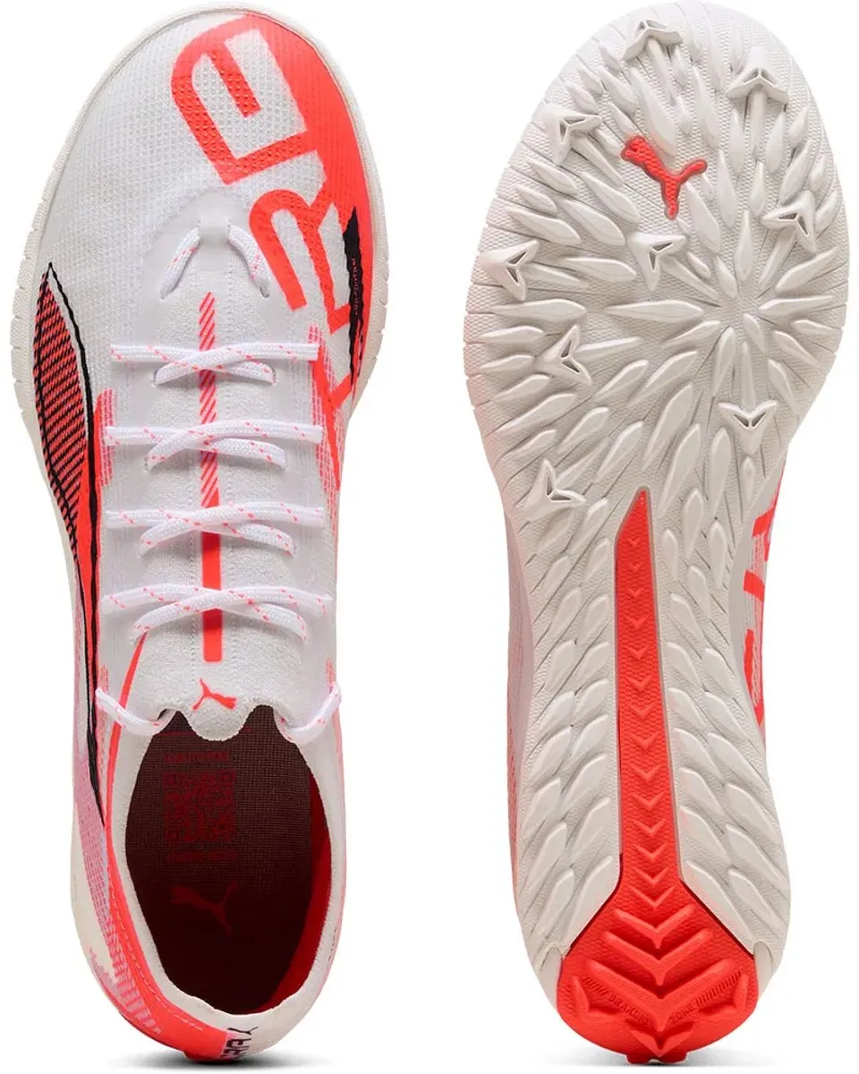 PUMA Ultra 5 Pro Cage Low Voetbalschoenen 42.5 - Wit