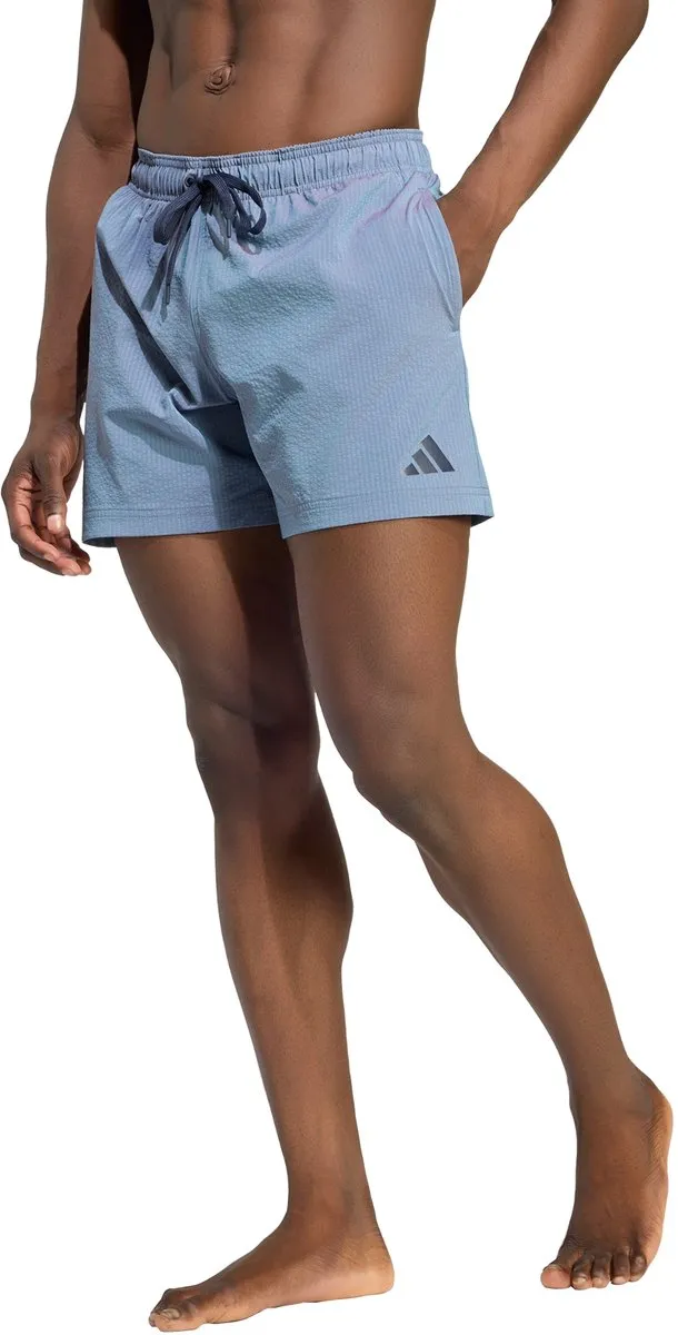 Adidas Iridescent Seersucker Zwemshort 5-Inch KW0593 - XL - Blauw