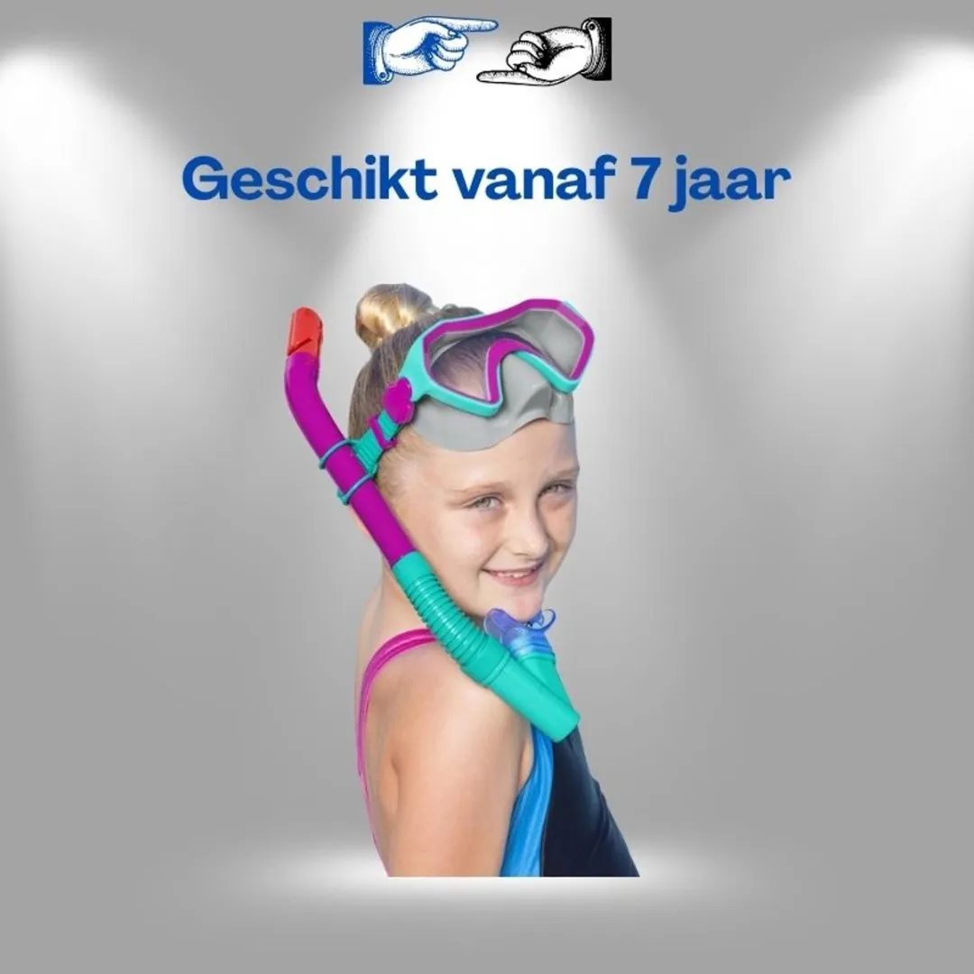 Bestway Duikset 24025 - Snorkelset Paars
