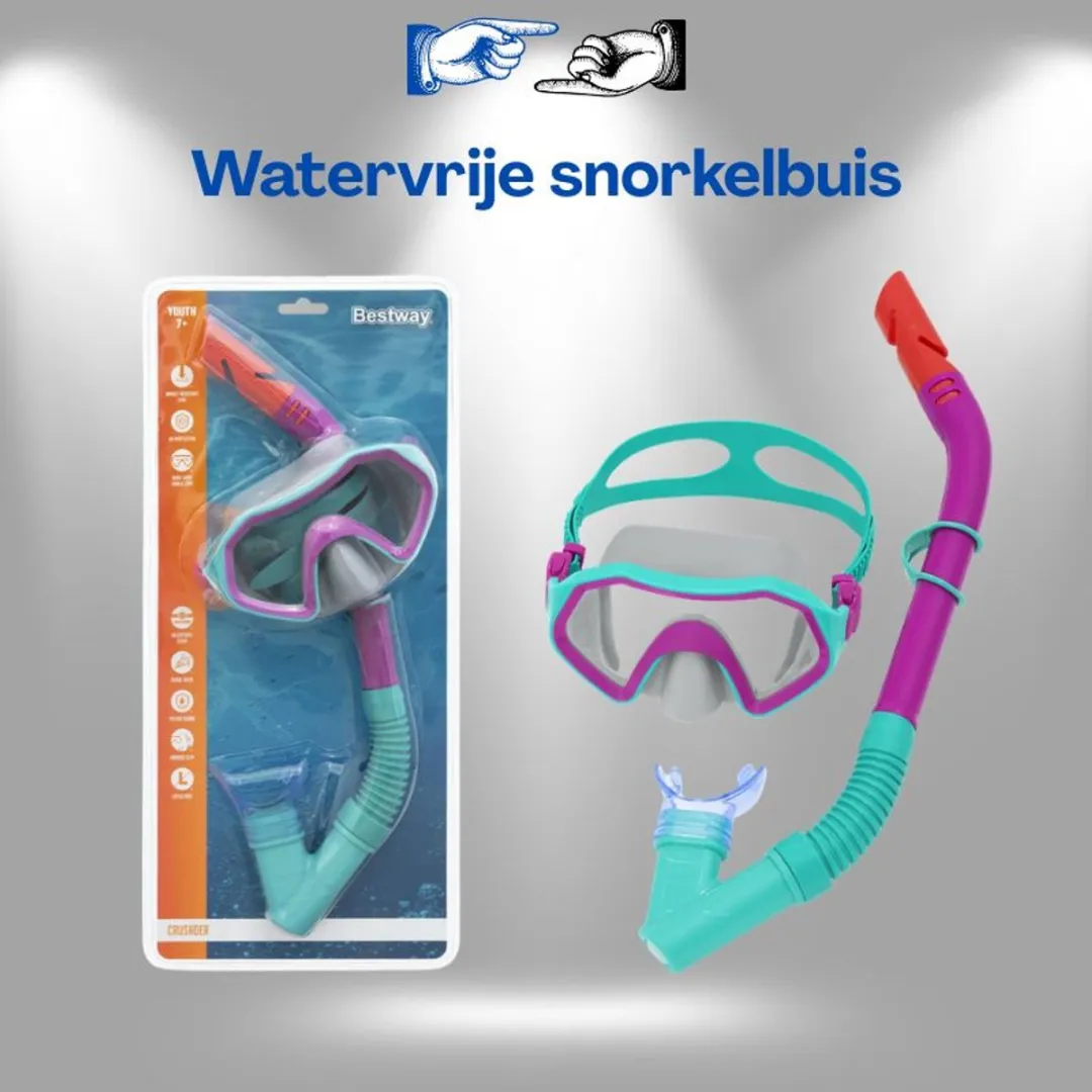 Bestway Duikset 24025 - Snorkelset Paars