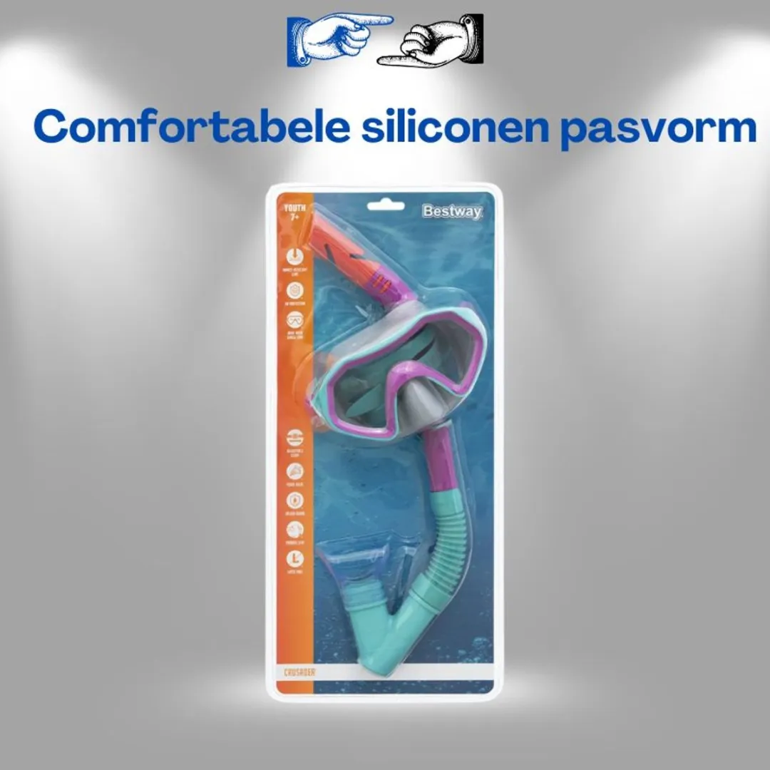 Bestway Duikset 24025 - Snorkelset Paars