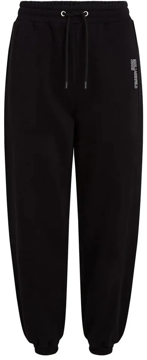 Karl Lagerfeld Jeans Piping Trainingsbroek - L - Zwart