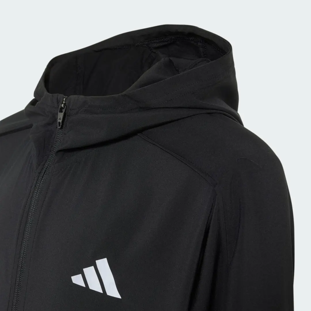 Adidas Sportjack Tech Apparel - Kinderen 116 - Zwart - afbeelding 6 van 6