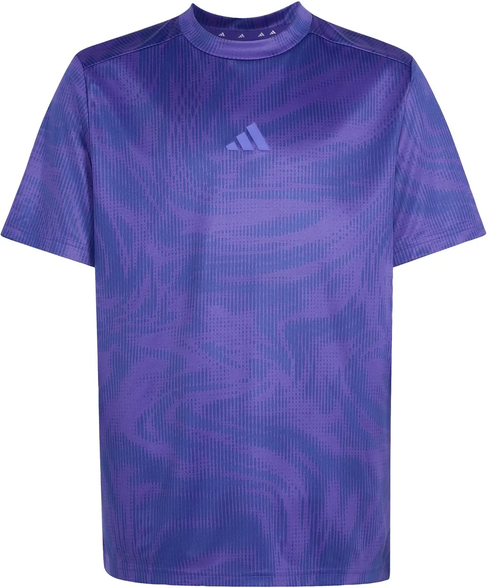 adidas Sports Icons All-Over Graphic T-Shirt KR6625 - 128 - Paars